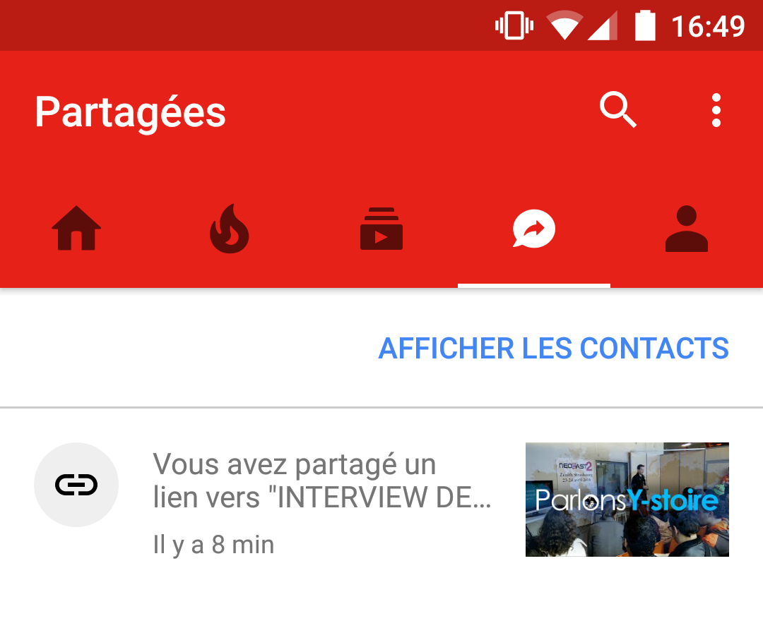 Un véritable bouton Partager pour aider les vidéastes