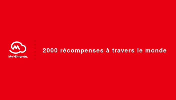 2000 récompenses My Nintendo et leurs restrictions régionales