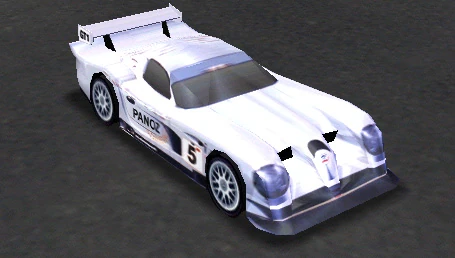 Rendu 3D d'une Panoz GTR-1