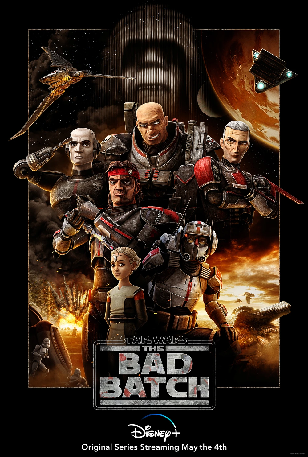 Affiche de la Saison 1 de The Bad Batch.