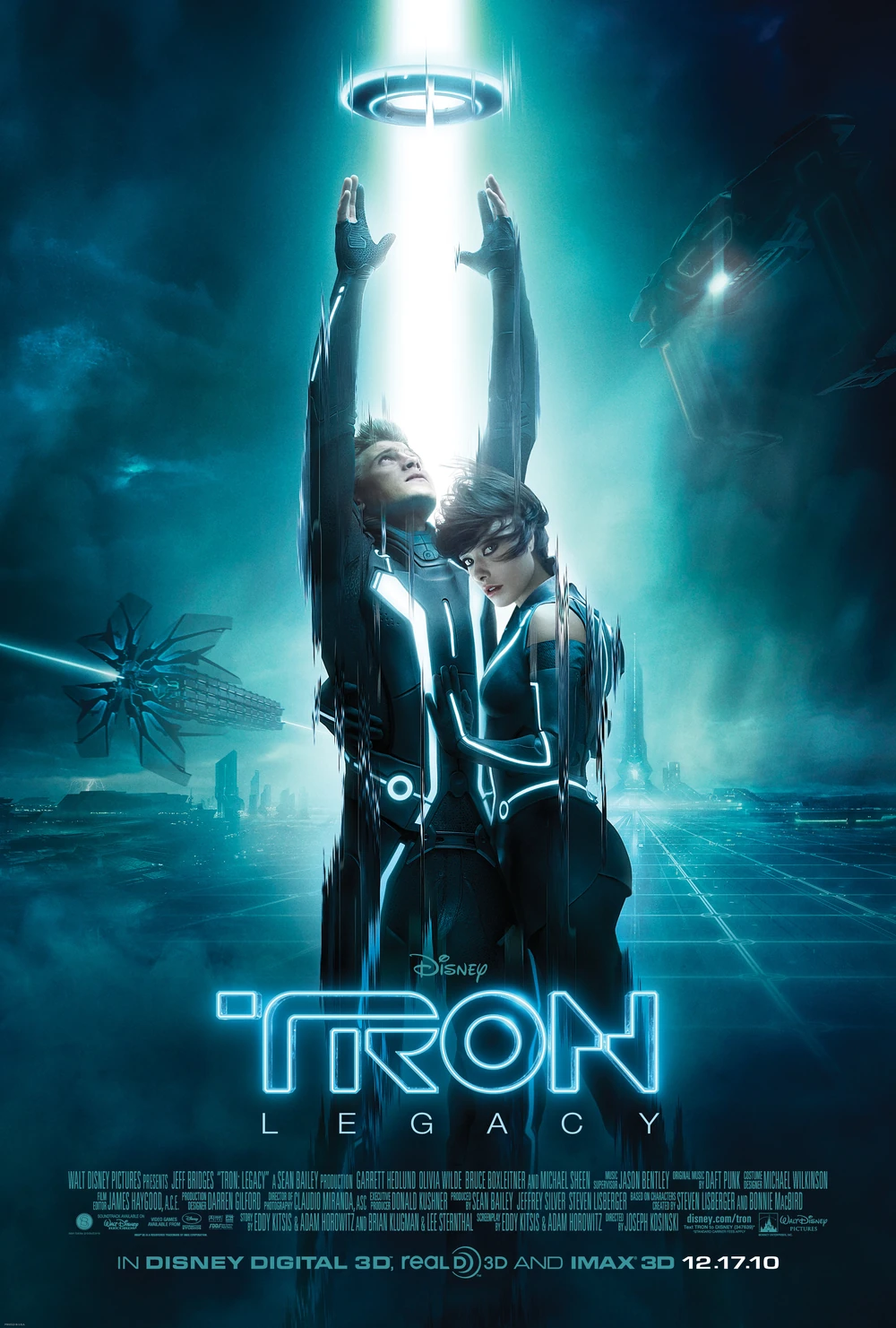 Affiche du film Tron Legacy.
